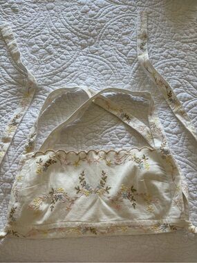 Zara Cream Top with Black Logo Tag